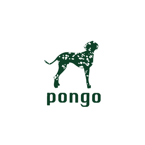 Green dog pongo logo